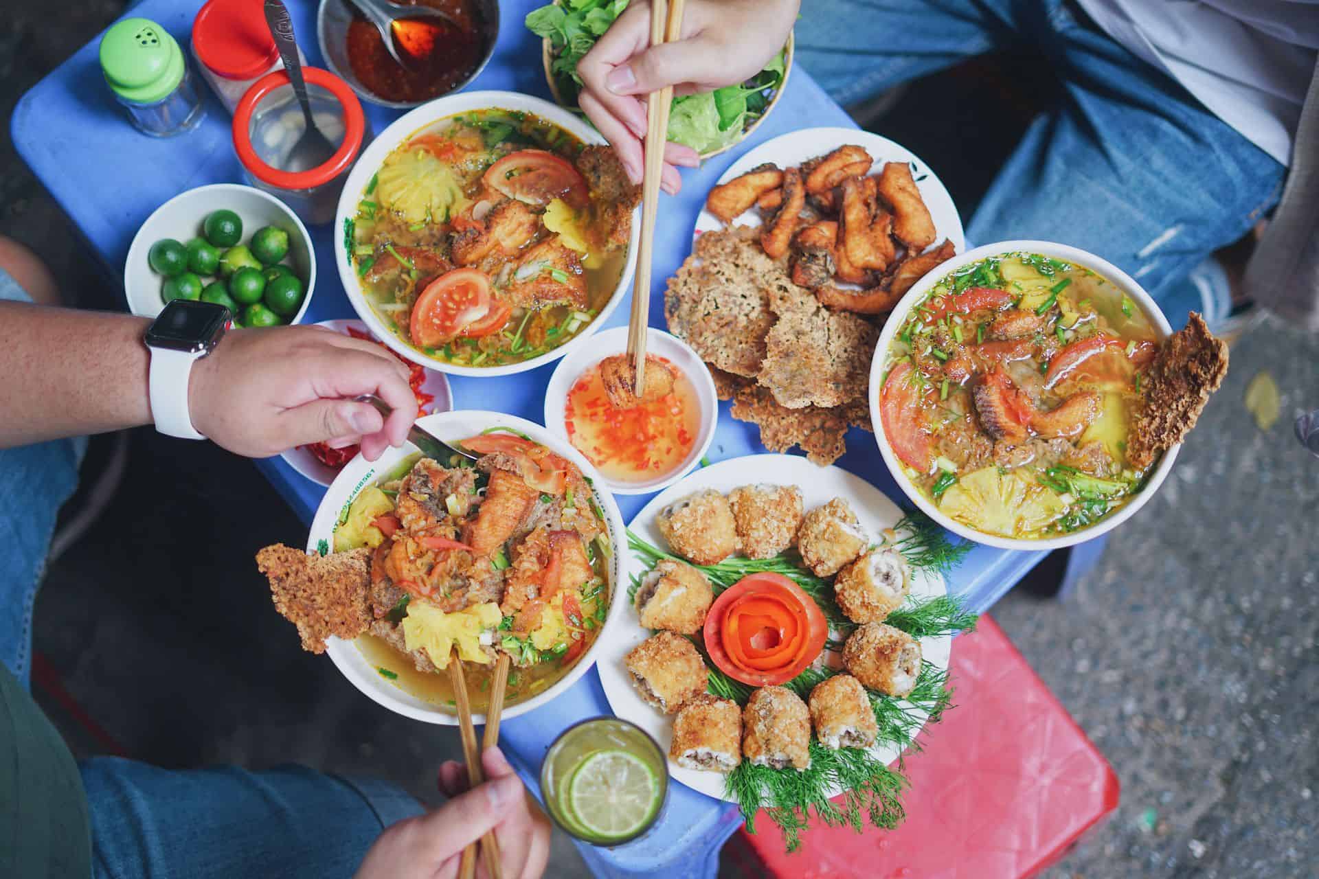 The main dishes